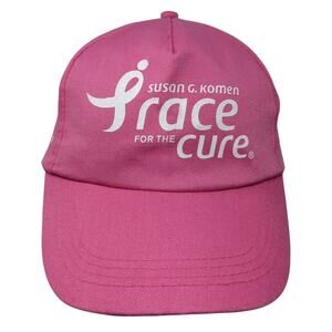 Susan G. Komen Race For The Cure I'm A Survivor Strapback 5 Panel Cap Pink OS